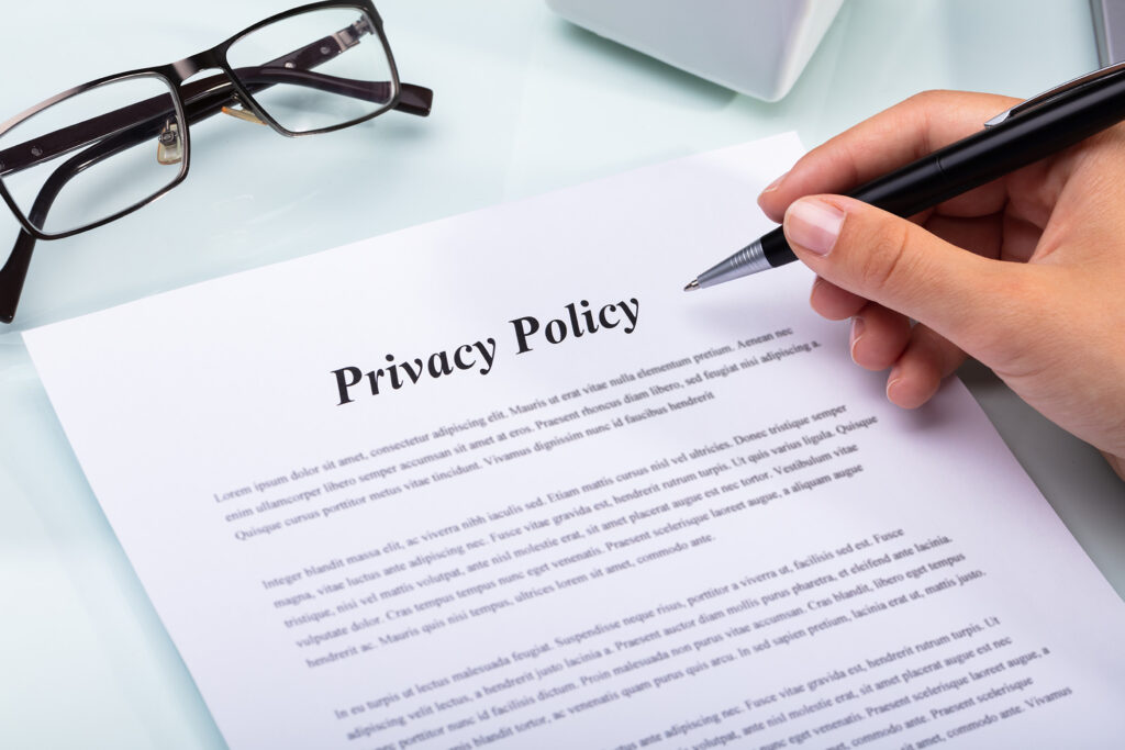 Privacy Policy and Notice Creation