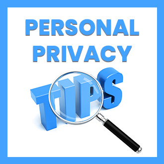 Personal Privacy tips - blog